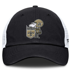 NFL New Orleans Saints Basic Vintage Trucker Adjustable Hat