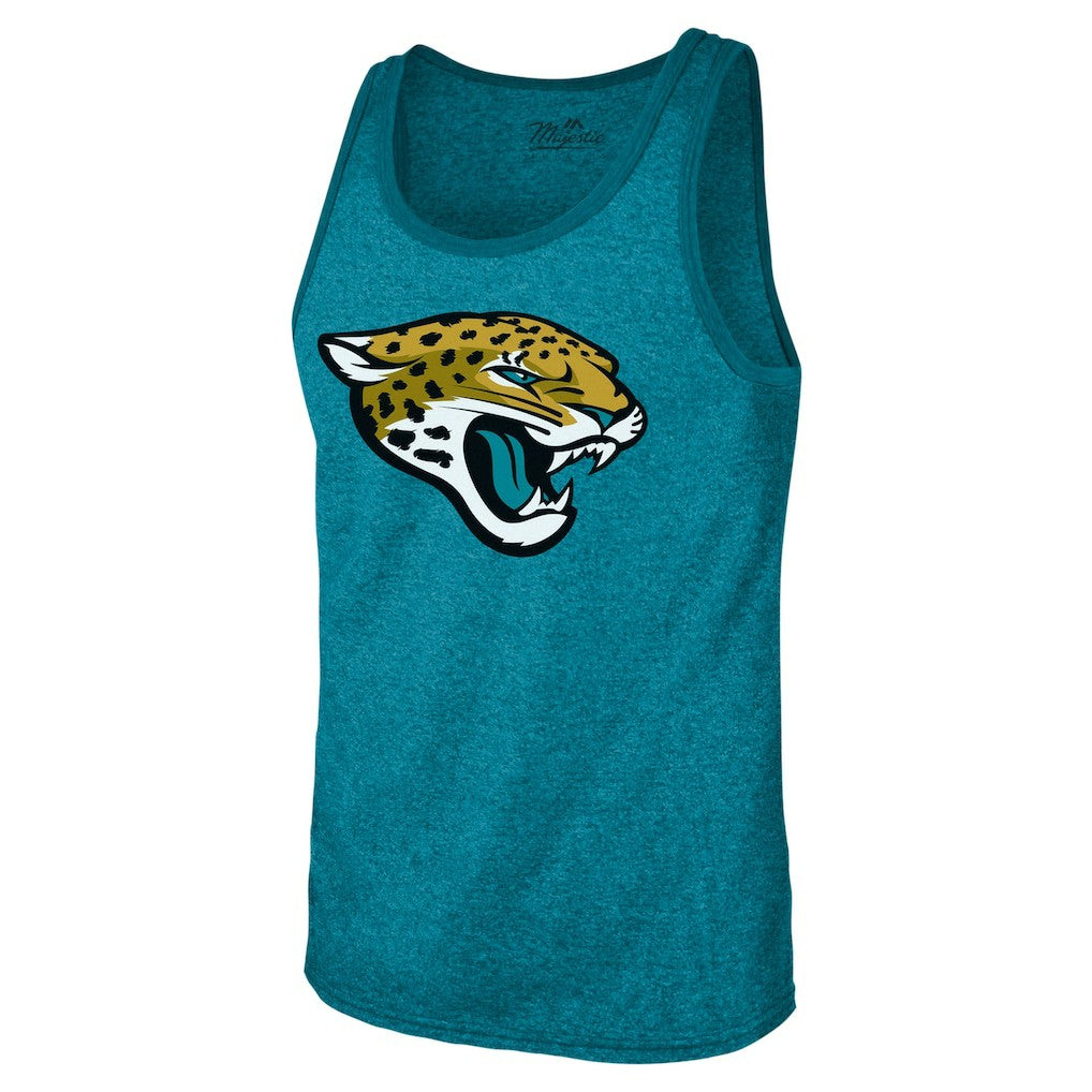 NFL Jacksonville Jaguars Trevor Lawrence  Majestic Threads Tri-Blend Player Name & Number Tank Top