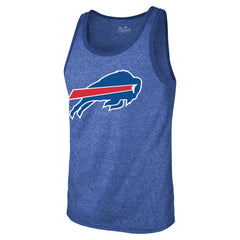 NFL Buffalo Bills Josh Allen  Majestic Threads Tri-Blend Player Name & Number Tank Top