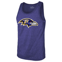 NFL Baltimore Ravens Lamar Jackson  Majestic Threads Tri-Blend Player Name & Number Tank Top