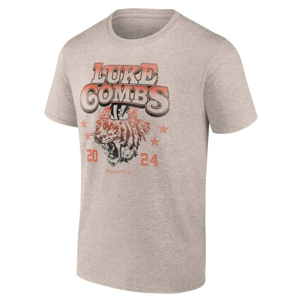 NFL Cincinnati Bengals Luke Combs x  Growin' Up and Gettin' Old Tour T-Shirt