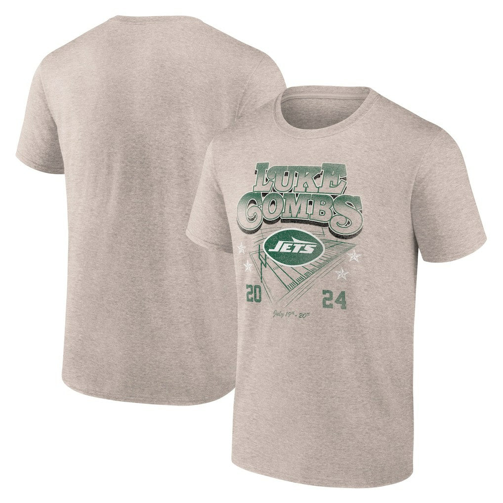 NFL New York Jets Luke Combs x  Growin' Up and Gettin' Old Tour T-Shirt