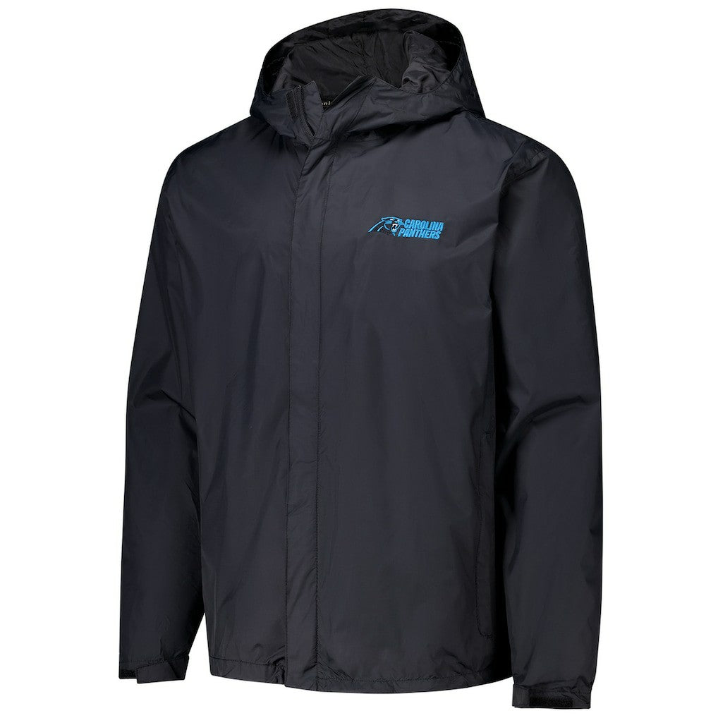 NFL Carolina Panthers Dunbrooke Tropic Waterproof Packable Full-Zip Hoodie Jacket