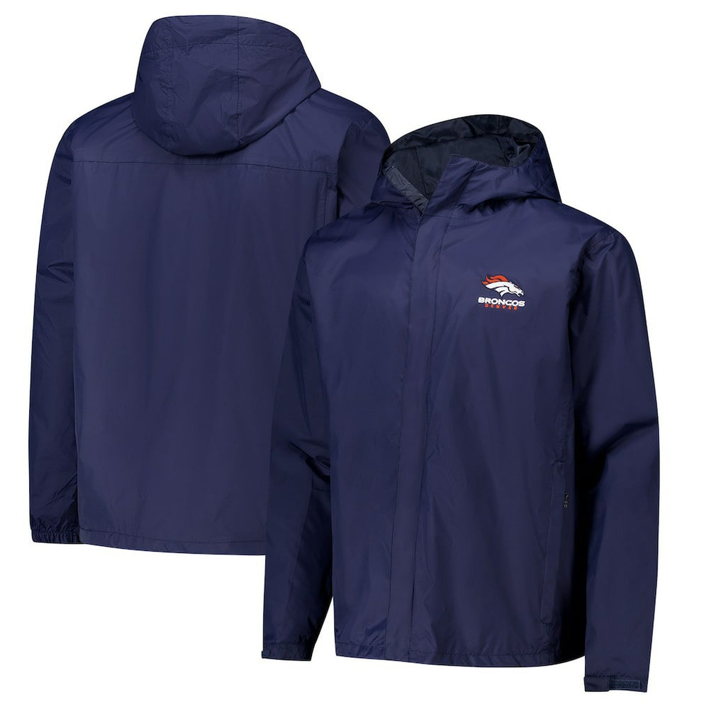 NFL Denver Broncos Dunbrooke Tropic Waterproof Packable Full-Zip Hoodie Jacket