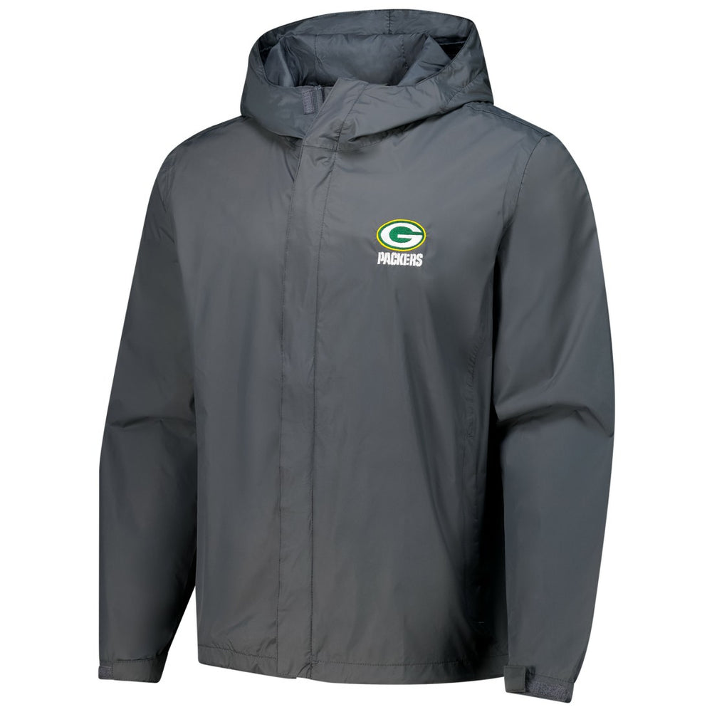 NFL Green Bay Packers Dunbrooke Tropic Waterproof Packable Full-Zip Hoodie Jacket