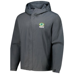 NFL Green Bay Packers Dunbrooke Tropic Waterproof Packable Full-Zip Hoodie Jacket