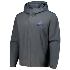 NFL Indianapolis Colts Dunbrooke Tropic Waterproof Packable Full-Zip Hoodie Jacket