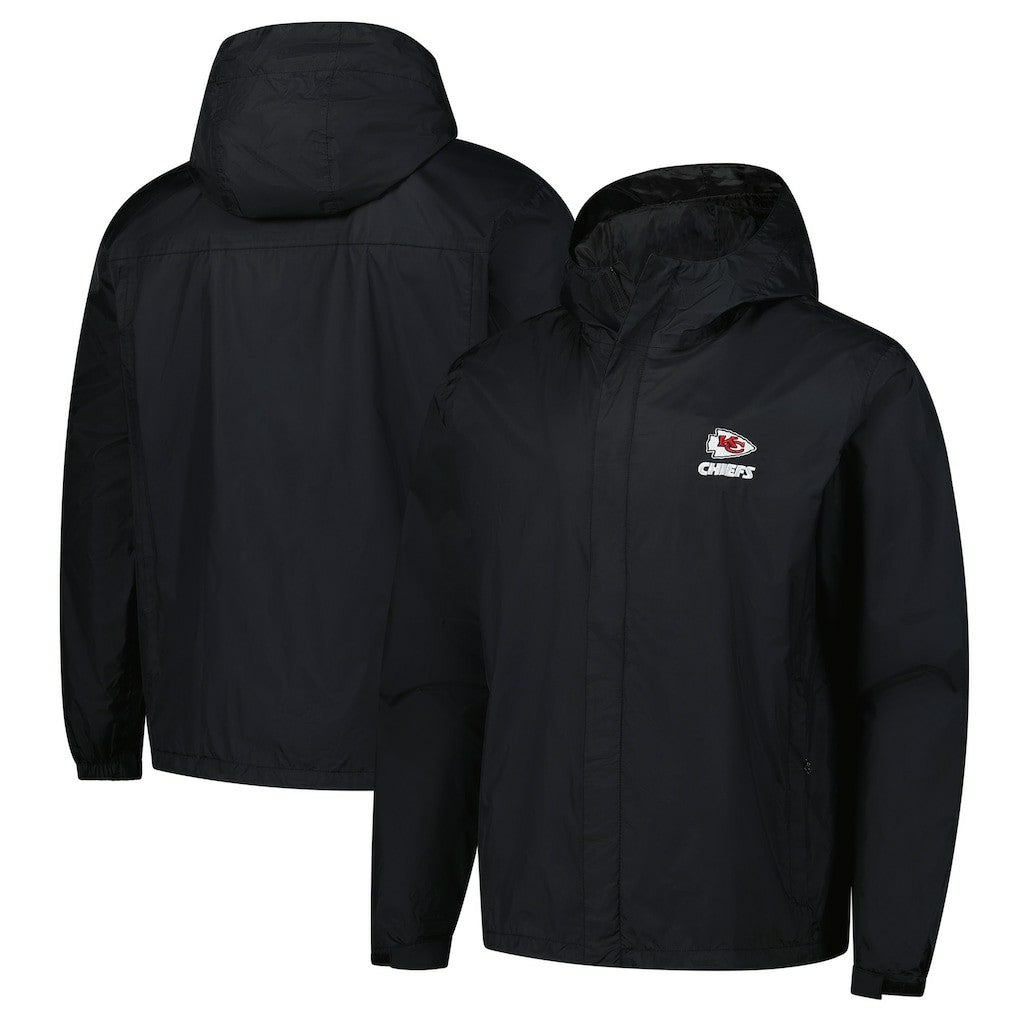 NFL Kansas City Chiefs Dunbrooke Tropic Waterproof Packable Full-Zip Hoodie Jacket