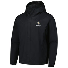 NFL New Orleans Saints Dunbrooke Tropic Waterproof Packable Full-Zip Hoodie Jacket