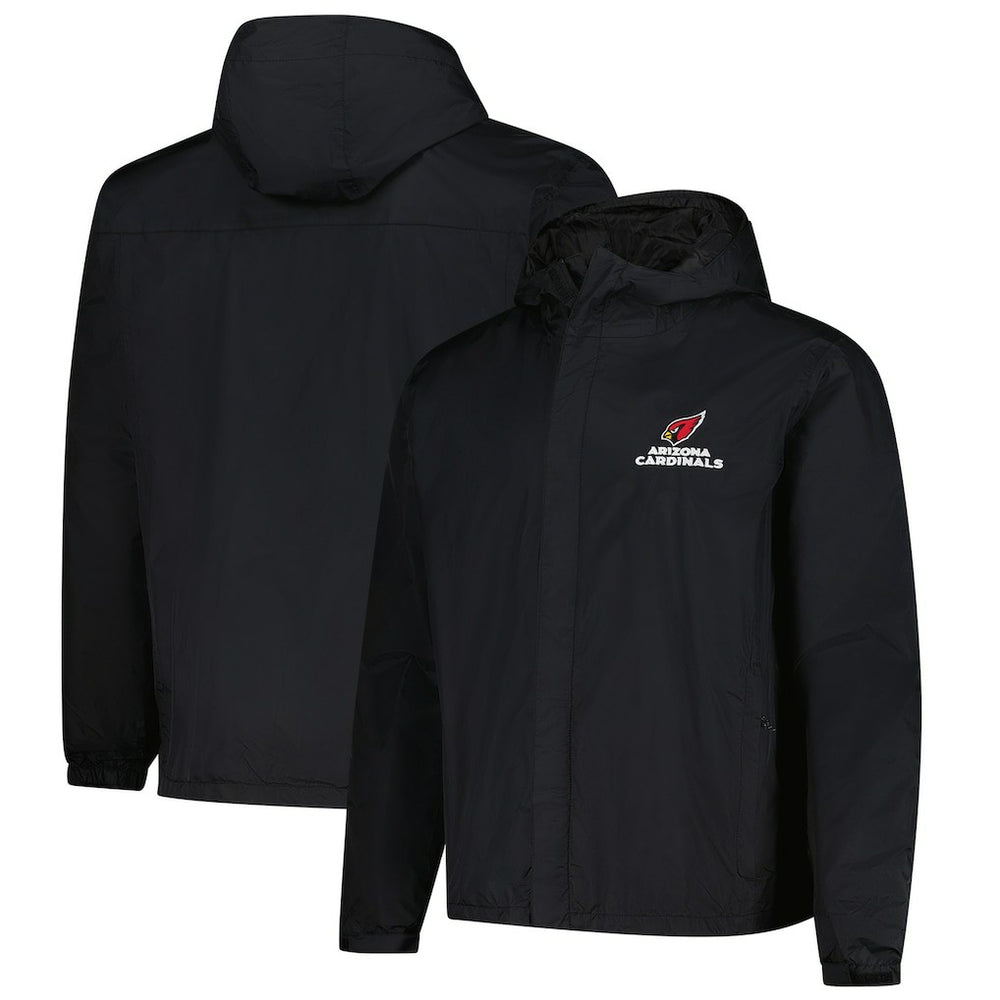 NFL Arizona Cardinals Dunbrooke Tropic Waterproof Packable Full-Zip Hoodie Jacket