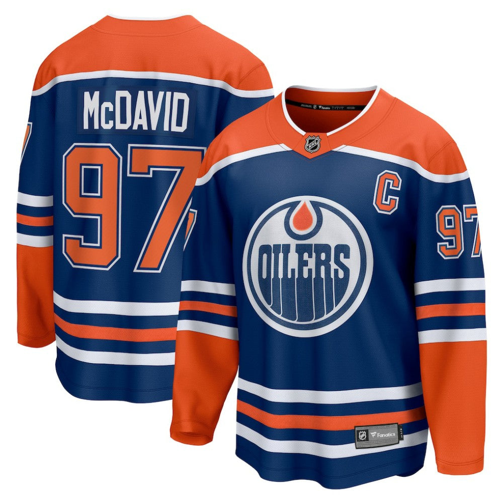 Connor McDavid Edmonton Oilers Fanatics Home Breakaway Jersey
