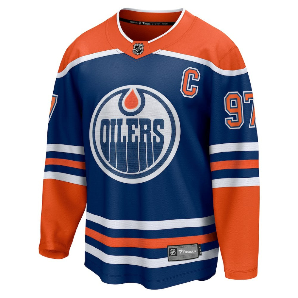 Connor McDavid Edmonton Oilers Fanatics Home Breakaway Jersey