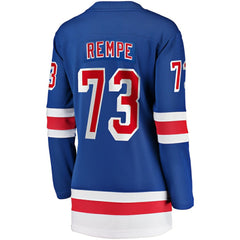 Matt Rempe New York Rangers Fanatics Women's Home Breakaway Jersey