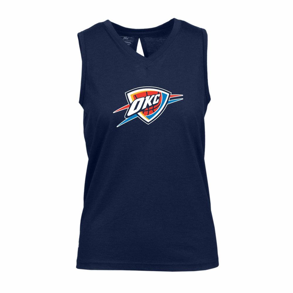 Oklahoma City Thunder Levelwear Women's Paisley Core V-Neck Tank Top - Navy outlet