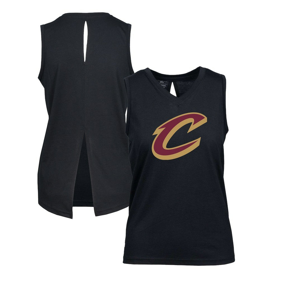 Cleveland Cavaliers Levelwear Women's Paisley Core V-Neck Tank Top sale - Black on sale