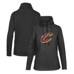 Cleveland Cavaliers Levelwear Women's Loop Core Funnel Neck Pullover Sweatshirt sale - Black discount