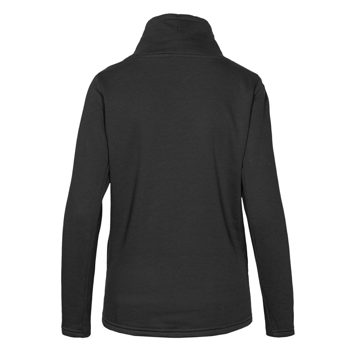 Milwaukee Bucks Levelwear Women's Loop Core Funnel Neck Pullover Sweatshirt - Black on sale