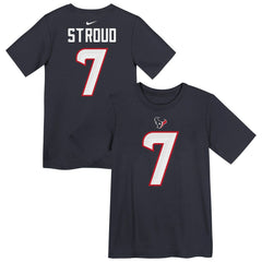NFL Houston Texans C.J. Stroud  Preschool Player Name & Number T-Shirt