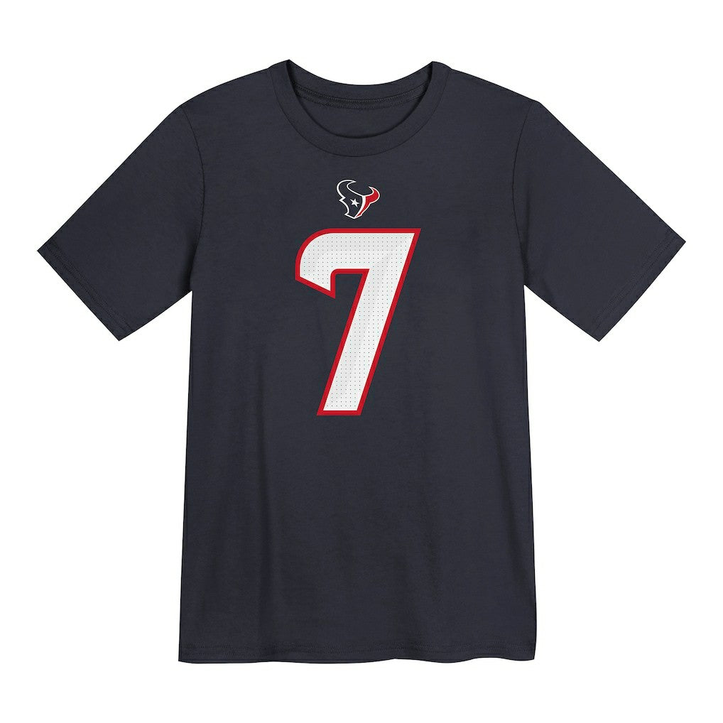 NFL Houston Texans C.J. Stroud  Preschool Player Name & Number T-Shirt
