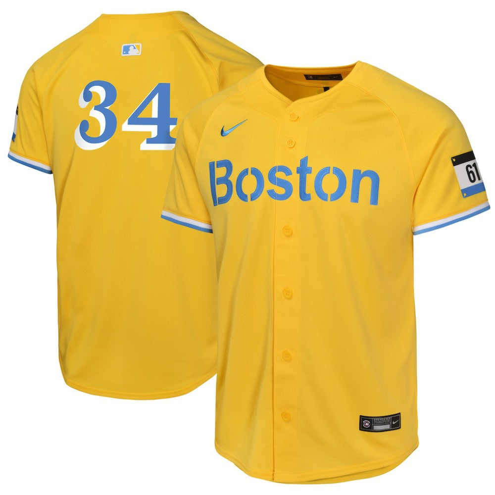 David Ortiz Boston Red Sox Youth City Connect Limited Player Jersey - Gold | Nike