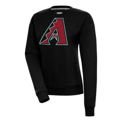 Arizona Diamondbacks Antigua Women's Victory Pullover Sweatshirt - Black