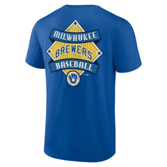 Milwaukee Brewers Cooperstown Collection Field Play T-Shirt - Royal