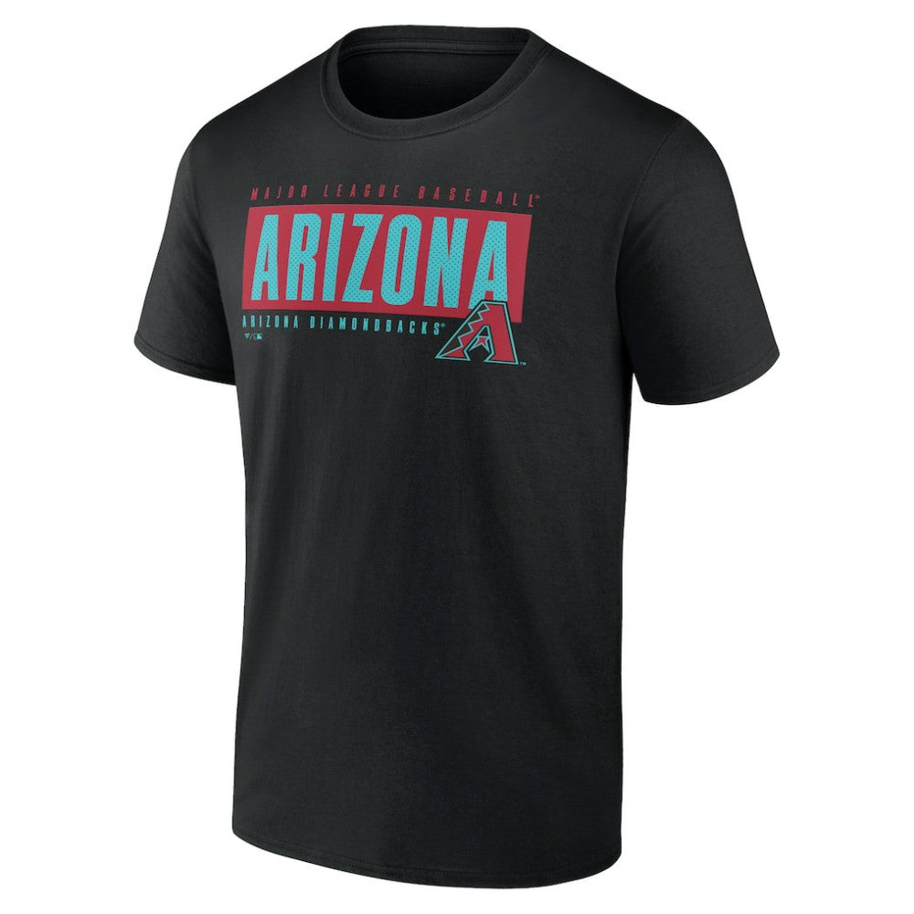Arizona Diamondbacks Blocked Out T-Shirt - Black
