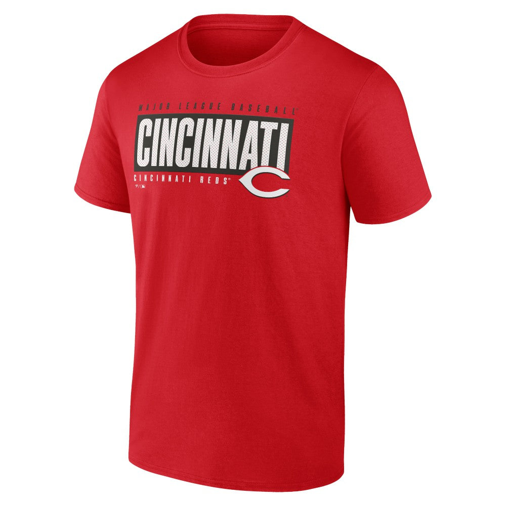 Cincinnati Reds Blocked Out T-Shirt - Red