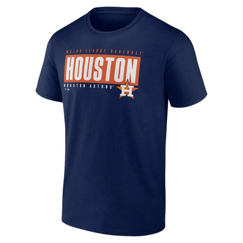Houston Astros Blocked Out T-Shirt - Navy