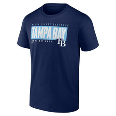 Tampa Bay Rays Blocked Out T-Shirt - Navy