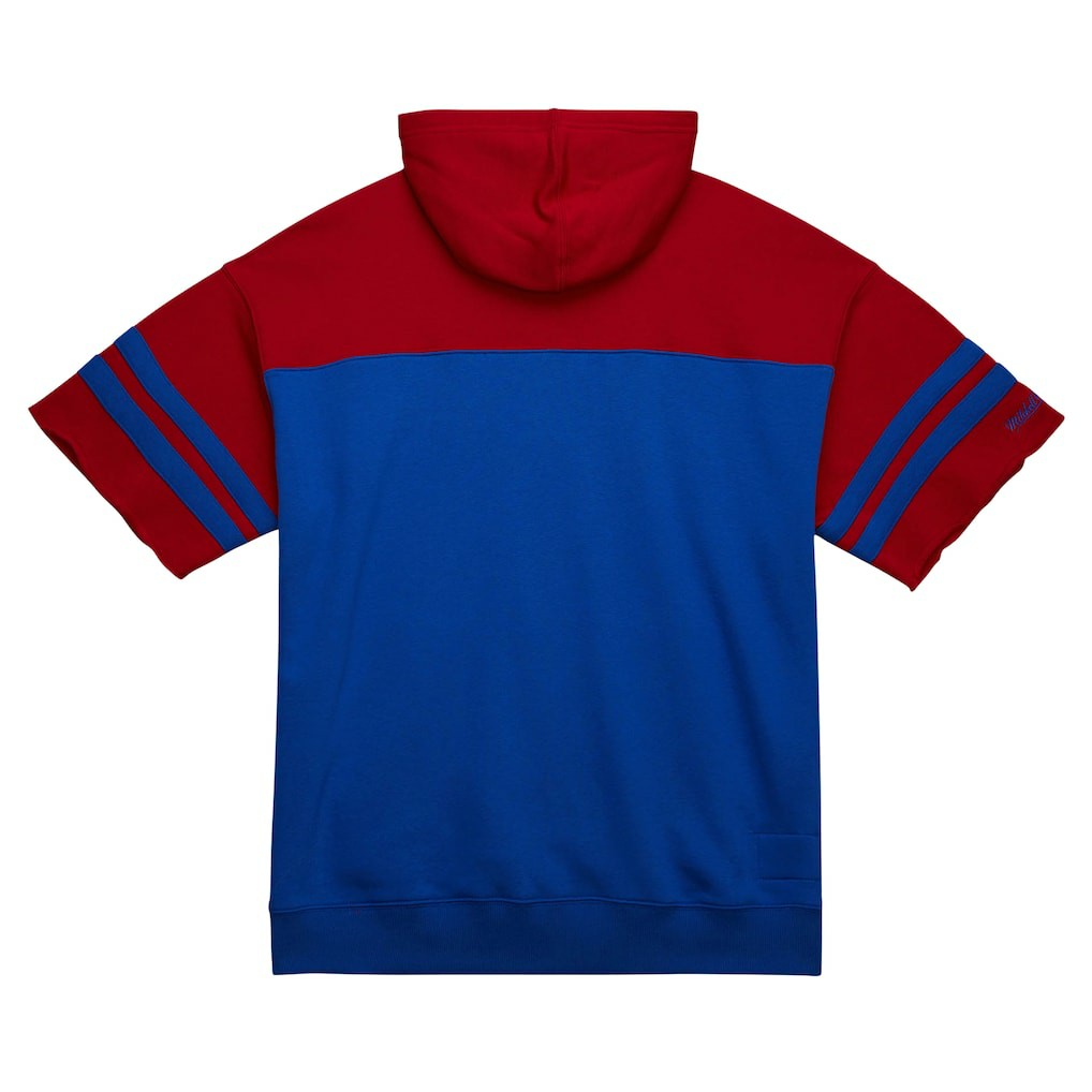 NFL New England Patriots Off Field Vintage Logo Short Sleeve Pullover Hoodie