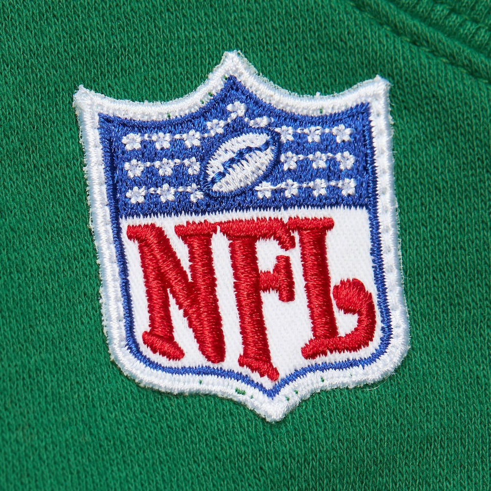 NFL New York Jets Off Field Vintage Logo Short Sleeve Pullover Hoodie