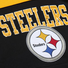 NFL Pittsburgh Steelers Off Field Vintage Logo Short Sleeve Pullover Hoodie
