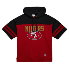 NFL San Francisco 49ers Off Field Vintage Logo Short Sleeve Pullover Hoodie