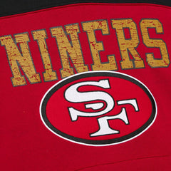 NFL San Francisco 49ers Off Field Vintage Logo Short Sleeve Pullover Hoodie