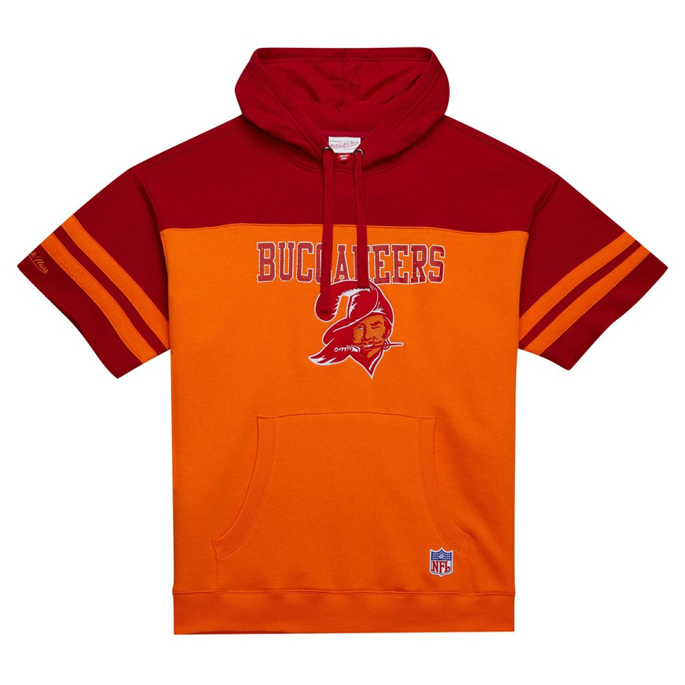 NFL Tampa Bay Buccaneers Off Field Vintage Logo Short Sleeve Pullover Hoodie