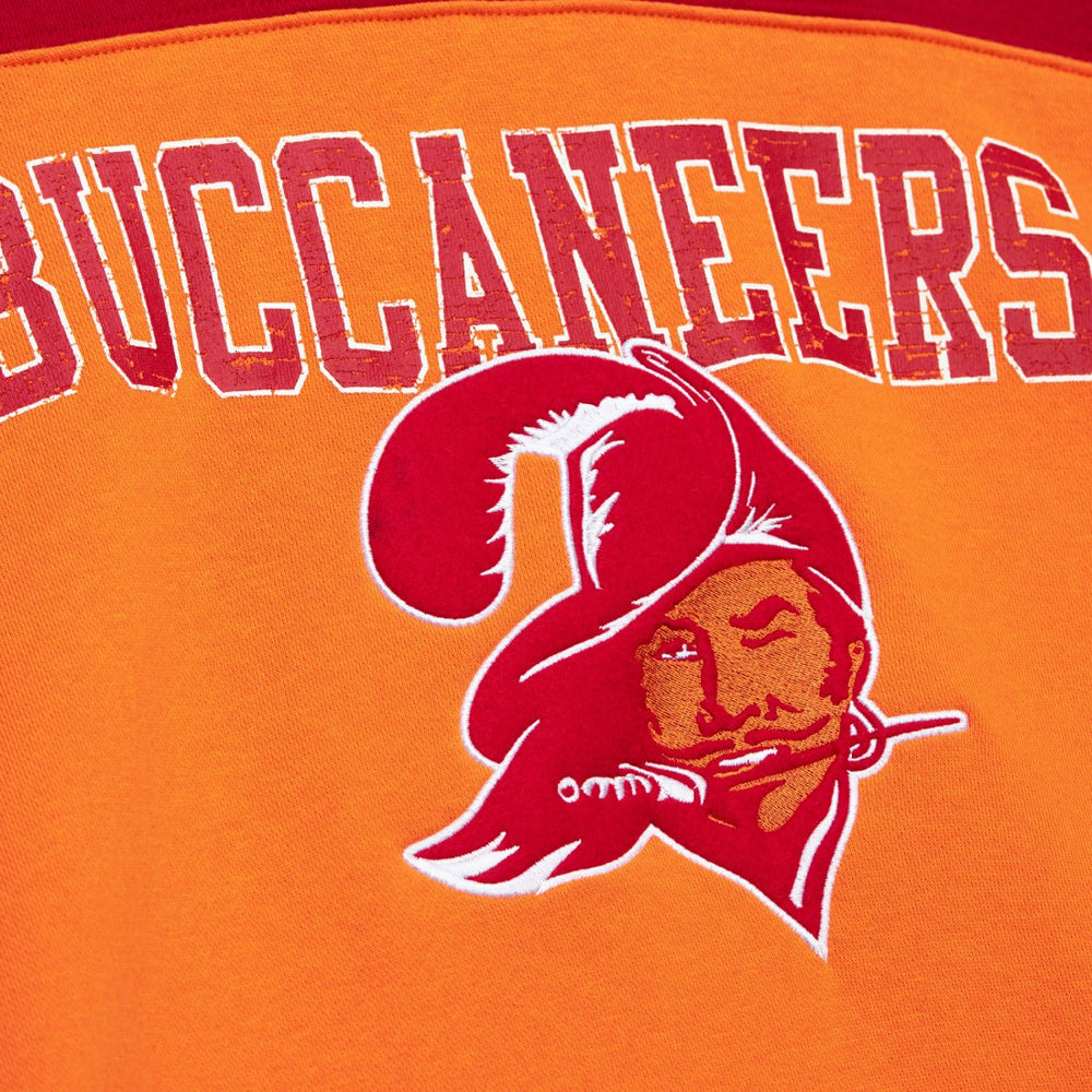 NFL Tampa Bay Buccaneers Off Field Vintage Logo Short Sleeve Pullover Hoodie