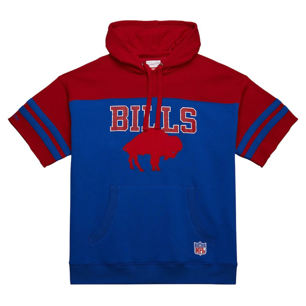 NFL Buffalo Bills Off Field Vintage Logo Short Sleeve Pullover Hoodie