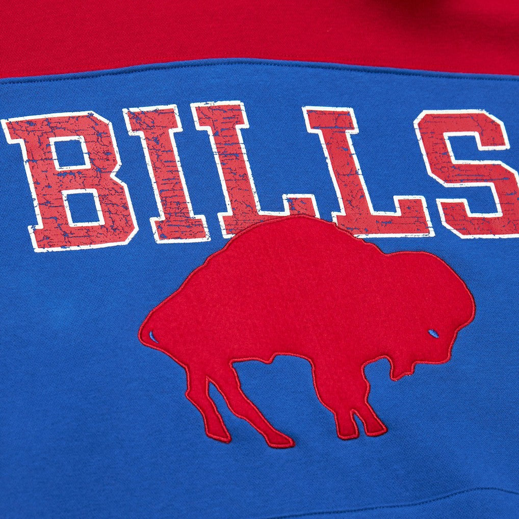 NFL Buffalo Bills Off Field Vintage Logo Short Sleeve Pullover Hoodie