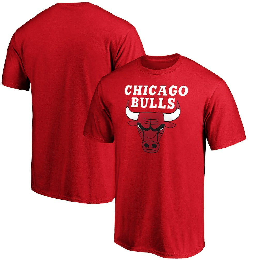 Chicago Bulls Global Logo T-Shirt sale - Red on sale