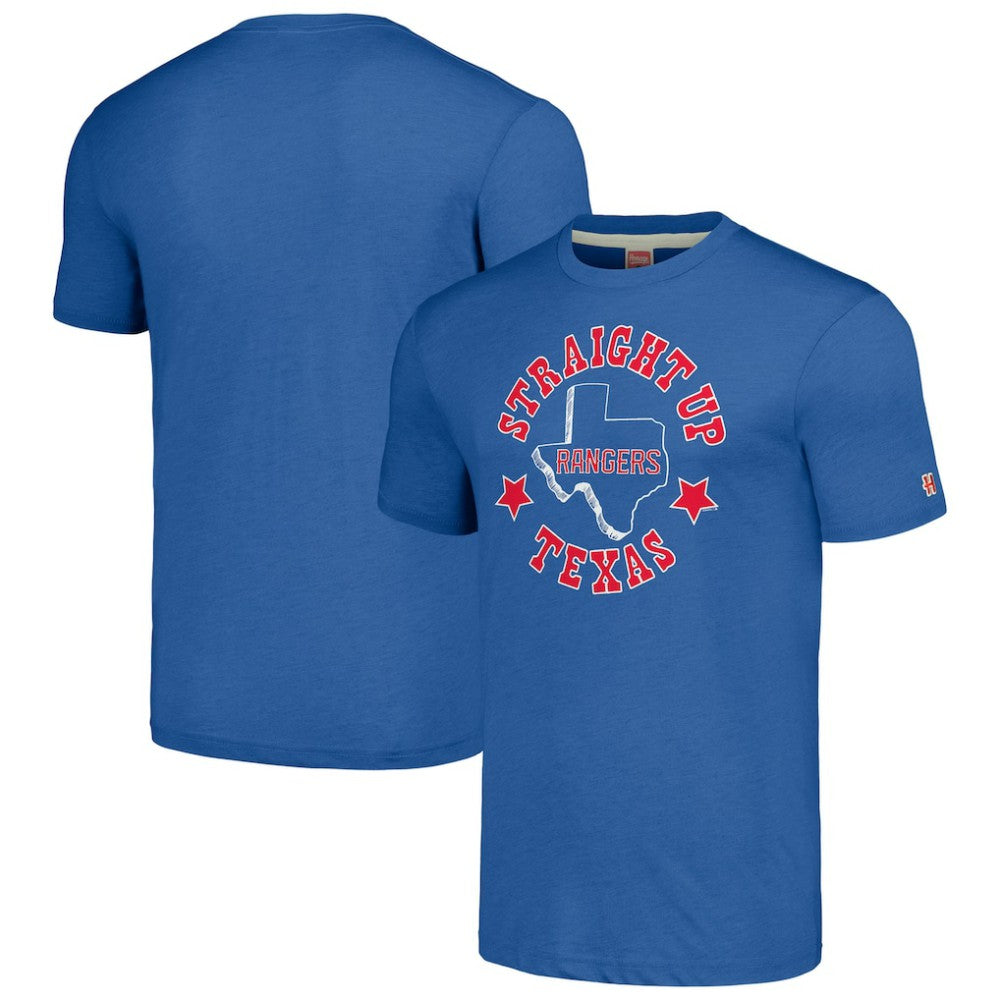 Texas Rangers Homage Hyper Local Tri-Blend T-Shirt - Royal