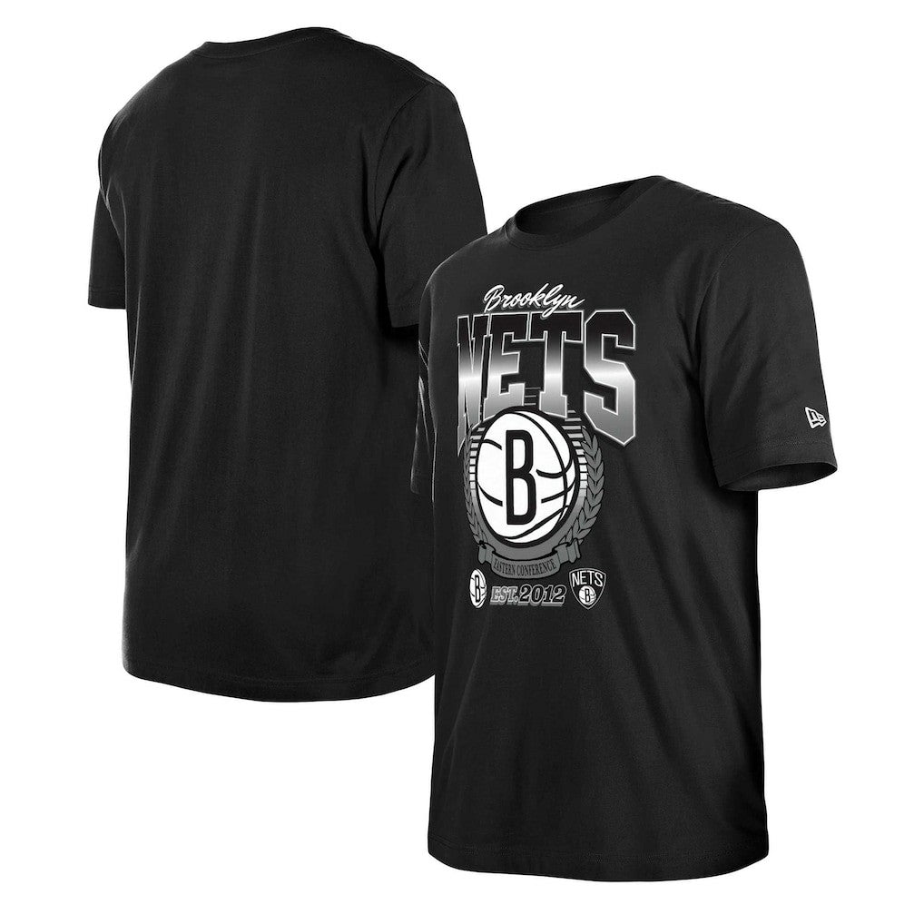 Brooklyn Nets Unisex Summer Classics T-Shirt - Black | New Era outlet