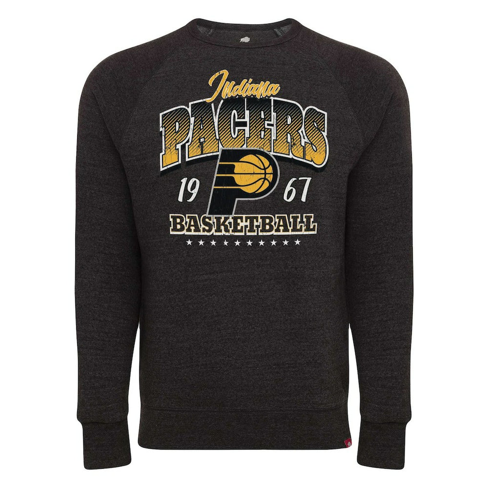 Indiana Pacers Sportiqe Unisex Harmon Super Soft Tri-Blend Raglan Pullover Sweatshirt - Black sale