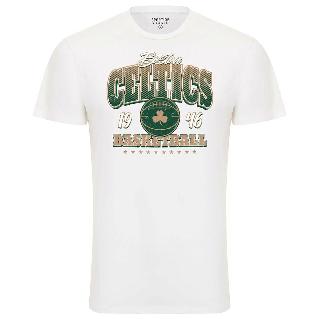 Boston Celtics Sportiqe Unisex Bingham Super Soft T-Shirt - White discount