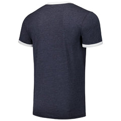 Tampa Bay Rays Majestic Threads Ringer Tri-Blend T-Shirt - Navy