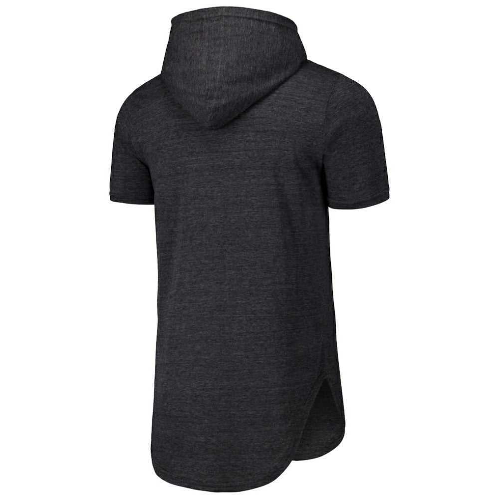San Francisco Giants Majestic Threads Tri-Blend Hoodie T-Shirt - Black