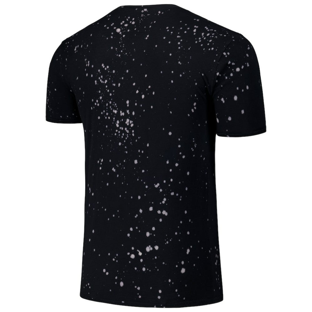 San Diego Padres Majestic Threads Splatter T-Shirt - Black/White