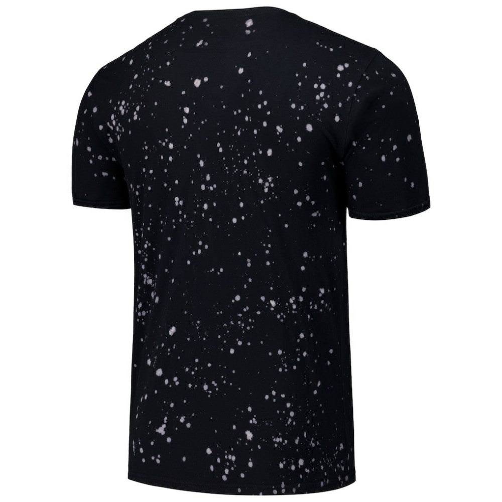 Los Angeles Dodgers Majestic Threads Splatter T-Shirt - Black/White
