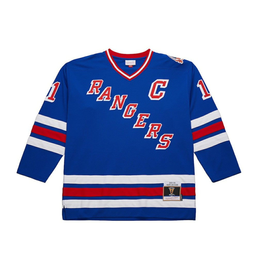 Mark Messier New York Rangers Mitchell & Ness Big & Tall 1993/94 Blue Line 2.0 Jersey