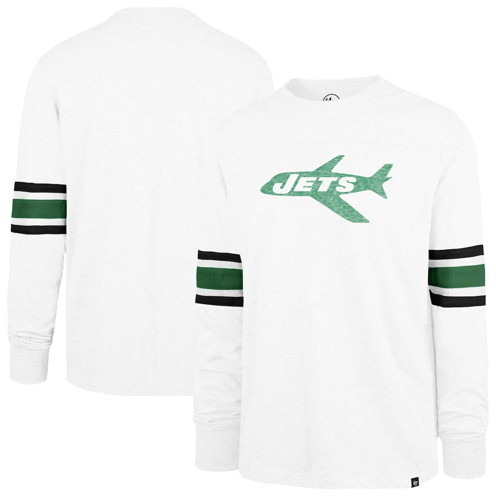 NFL New York Jets '47 Gridiron Throwback Premier Brex Long Sleeve T-Shirt